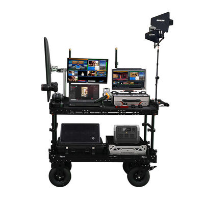 Αποθήκευση εξοπλισμού Κινηματογραφική λήψη Καροτσάκι στούντιο με απλώσιμες διαστάσεις 120*60*92cm