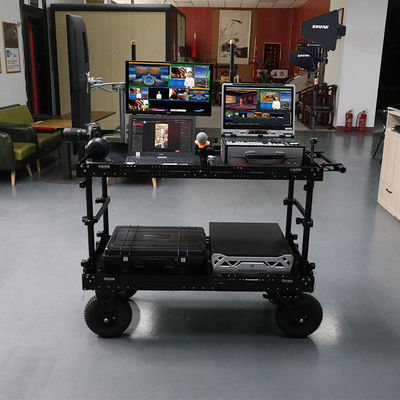 Αποθήκευση εξοπλισμού Κινηματογραφική λήψη Καροτσάκι στούντιο με απλώσιμες διαστάσεις 120*60*92cm