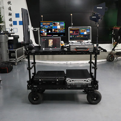 Αποθήκευση εξοπλισμού Κινηματογραφική λήψη Καροτσάκι στούντιο με απλώσιμες διαστάσεις 120*60*92cm