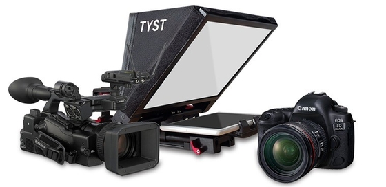 TYSVideo Portable Pad Tablet Teleprompter για κάμερα DSLR Teleprompting και λήψη φωτογραφιών