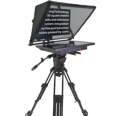 21 ιντσών μονό οθόνη στούντιο Teleprompter με θραυσμένο Beam Splitter γυαλί και γραμματοσειρά