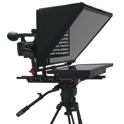 21 ιντσών Teleprompter Vidrio για μετάδοση ειδήσεων στην κάμερα Υποστηριζόμενο σύστημα τύπου Windows 7