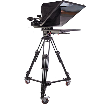 2mm γυάλινο πλαίσιο Teleprompter Kit για 24 ιντσών Broadcast Studio και 10-30 πόδια απόσταση