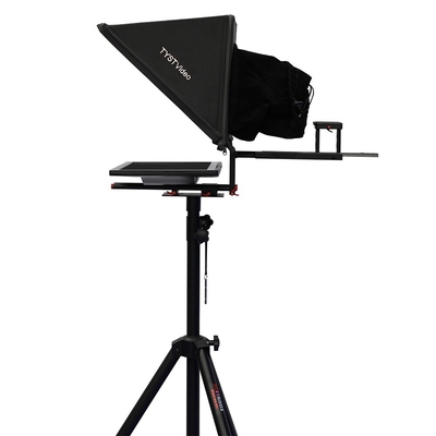 TS200 20 ιντσών Μονή οθόνη Χαλαρωμένο γυαλί Studio TV Broadcasting Prompter με τρίποδο
