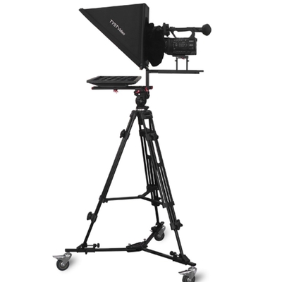 24 INCH Studio Single Monitor Teleprompter με ασύρματο τηλεχειριστήριο και θερμαινόμενο γυαλί