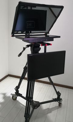 Τρίποδος και Casters Metal Universal Teleprompter TP150 HD Αντανάκλαση DSLR