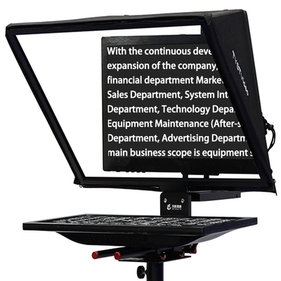 20 ιντσών βίντεο ροής ζωντανής μετάδοσης Teleprompter για 10-30 πόδια απόσταση λειτουργίας