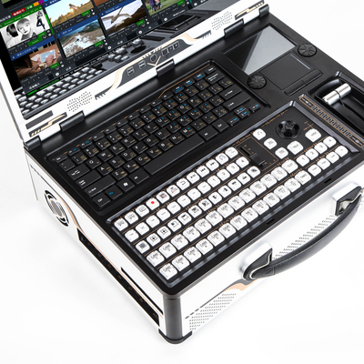 Φορητό Tystvideovideo Broadcasting ζωντανή All-In-One Μηχανή με 17,3 ιντσών οθόνη