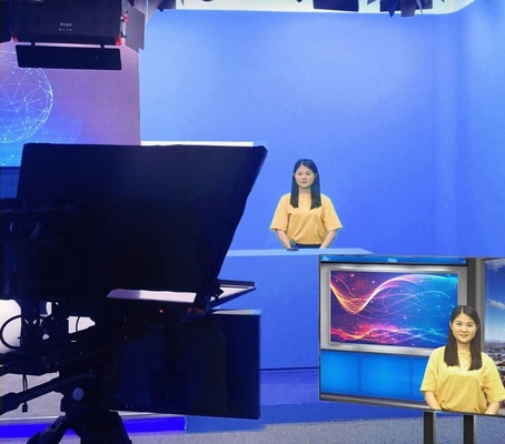 24 ιντσών Flip Teleprompter για το Monitor Studio Μεγάλη μετάδοση φωτός