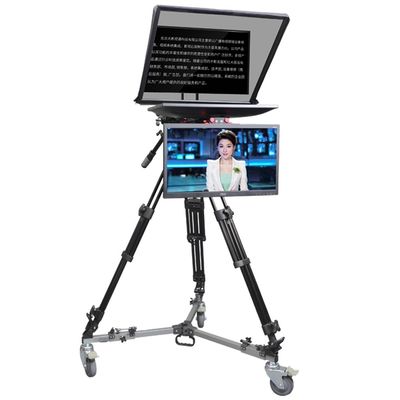 Αυτοελέγχου διπλής οθόνης 24 "Autocue Teleprompter για Στούντιο Εκπομπής OEM/ODM Υποστηριζόμενο