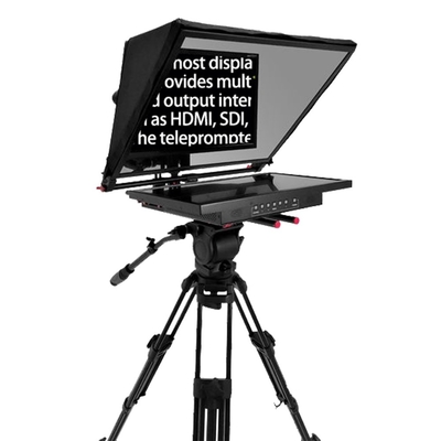 21G-GH 21inch Single Screen Studio Teleprompter με επαγγελματικό τρίποδο και καστρ