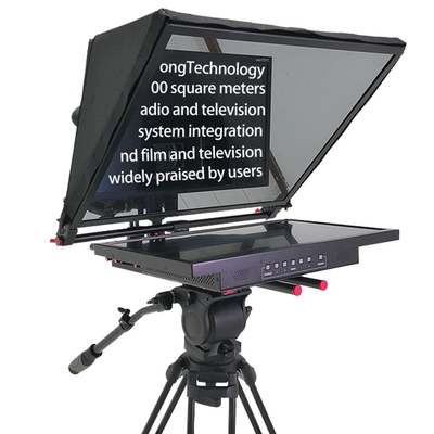 21G-GH 21inch Single Screen Studio Teleprompter με επαγγελματικό τρίποδο και καστρ