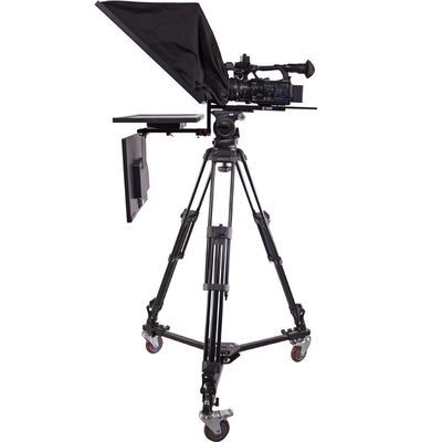 Υψηλή μετάδοση φωτός 22 ιντσών διπλή οθόνη Teleprompter για εσωτερικό / εξωτερικό στο TYSTVideo