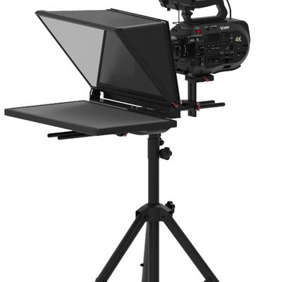 TS200 Teleprompter 20 ιντσών Single Monitor Studio Autocue με ρυθμιζόμενο καλώδιο