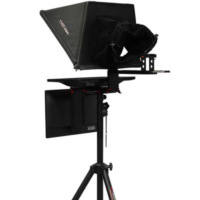 TYSTVideo 24 ιντσών Μεγάλη οθόνη Διπλή οθόνη Teleprompter για το σταθμό στούντιο