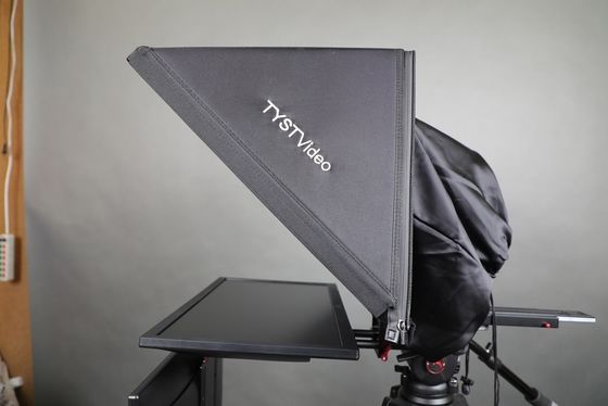 24 ιντσών Teleprompter Studio με 300 Nit Monitor φωτεινότητα και τηλεχειριστήριο καλωδίου