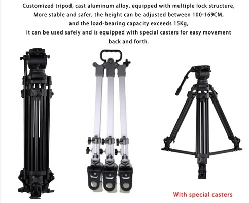 22 ιντσών ομιλία Broadcasting Studio Teleprompter με Caster Tripod από TYSTVideo