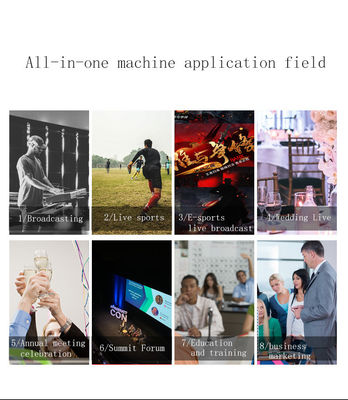 Επικοινωνία με ζωντανή ροή All-in-One 17.3 Monitor Portable Video Station με 1T ROM