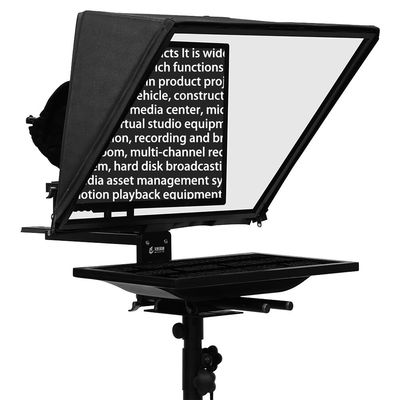 20 ιντσών Single Screen Tempered Prompter Glass για ακριβή τηλεπαρακολούθηση και λήψη