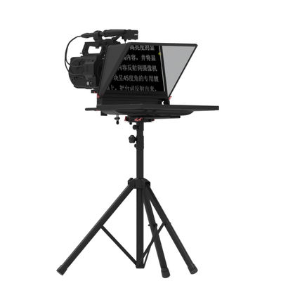 24 ιντσών Μαύρο TYSTvideo Επαγγελματική Εκπομπή Gradecast Teleprompter για ζωντανή εκπομπή