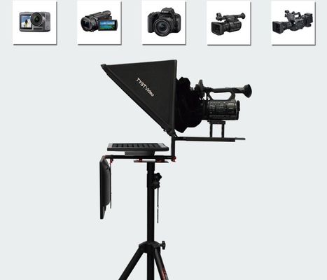 Τηλεπαραγωγή και λήψη φωτογραφιών έγινε εύκολο Teleprompter στούντιο με αυτό-ελέγχου οθόνη καθρέφτη