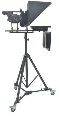 20 ιντσών διπλή οθόνη Πολιτικό Teleprompter με Teleprompter λογισμικό και τηλεχειριστή
