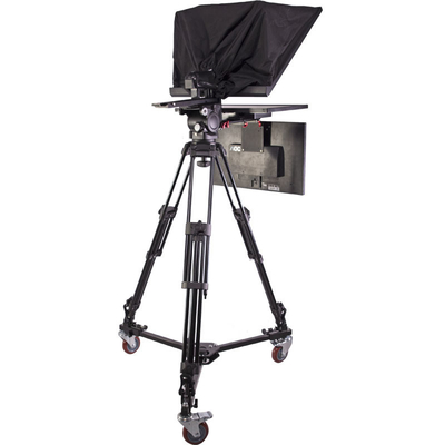 Επαγγελματικό Teleprompter στούντιο εσωτερικού ή εξωτερικού TS-T110/22D διπλή οθόνη Caster PTZ