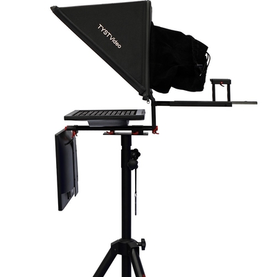 TYSTVideo 24 ιντσών Μεγάλη οθόνη Διπλή οθόνη Teleprompter για το σταθμό στούντιο
