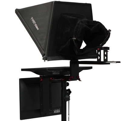 TYSTVideo 24 ιντσών Μεγάλη οθόνη Διπλή οθόνη Teleprompter για το σταθμό στούντιο