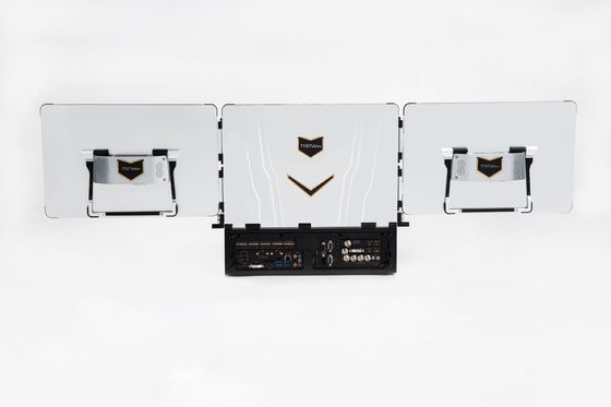 Ζωντανή ροή All-in-One Μηχανή με ενσωματωμένο 12 Channel Switcher και 17,3" οθόνη