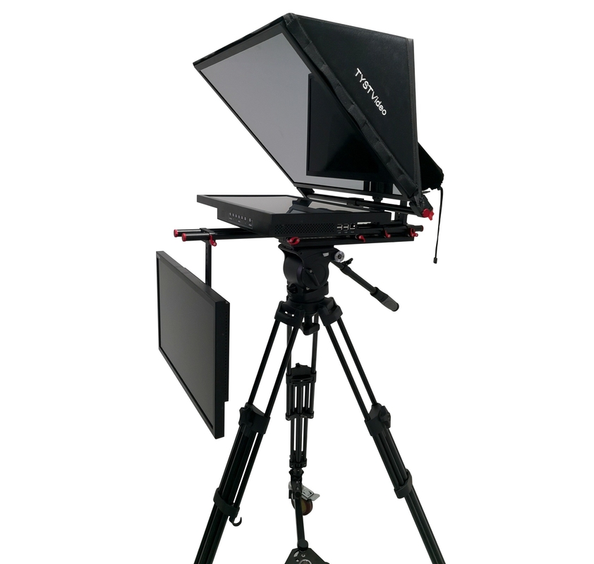 TY-24G2 Pro 24 &quot;Dual Screen Studio Teleprompter Το απόλυτο εργαλείο για την μετάδοση ειδήσεων