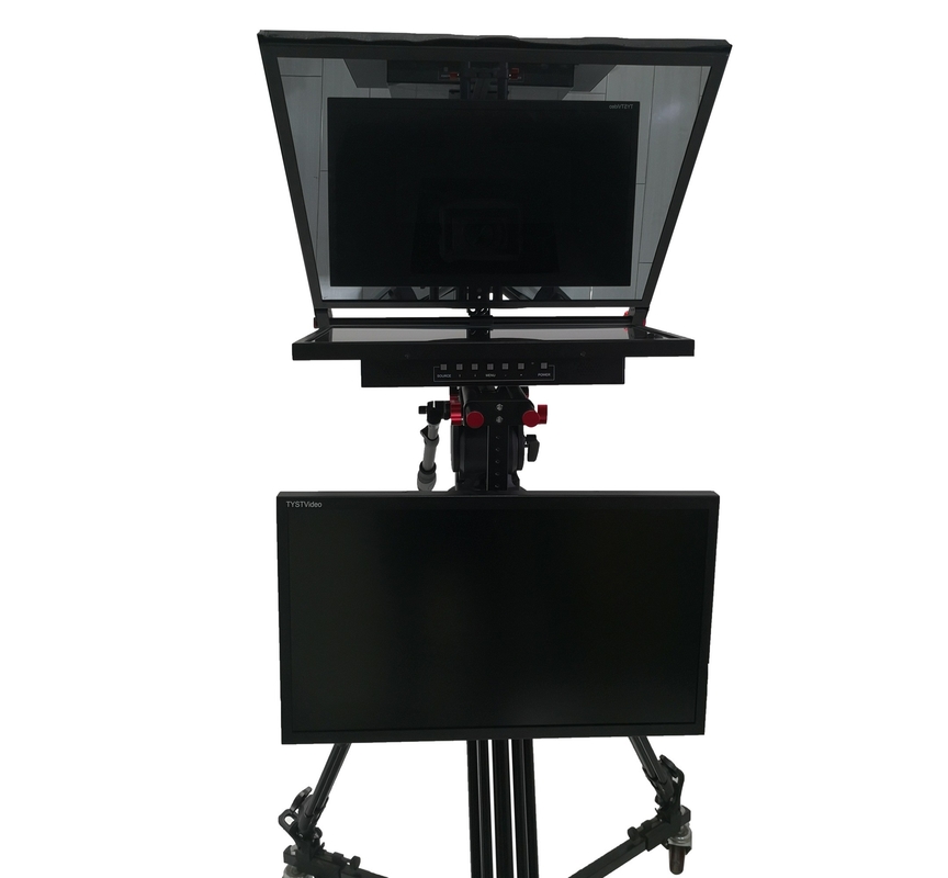 24 ιντσών Live Broadcast Studio Prompter με ενσωματωμένο υπολογιστή και υποστήριξη βίντεο Bestview