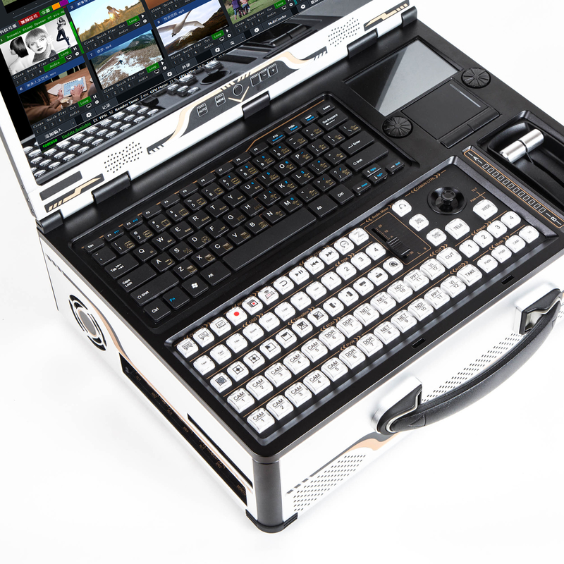 Φορητό Tystvideovideo Broadcasting ζωντανή All-In-One Μηχανή με 17,3 ιντσών οθόνη